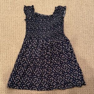 Brandy Melville Navy Blue Floral Dress